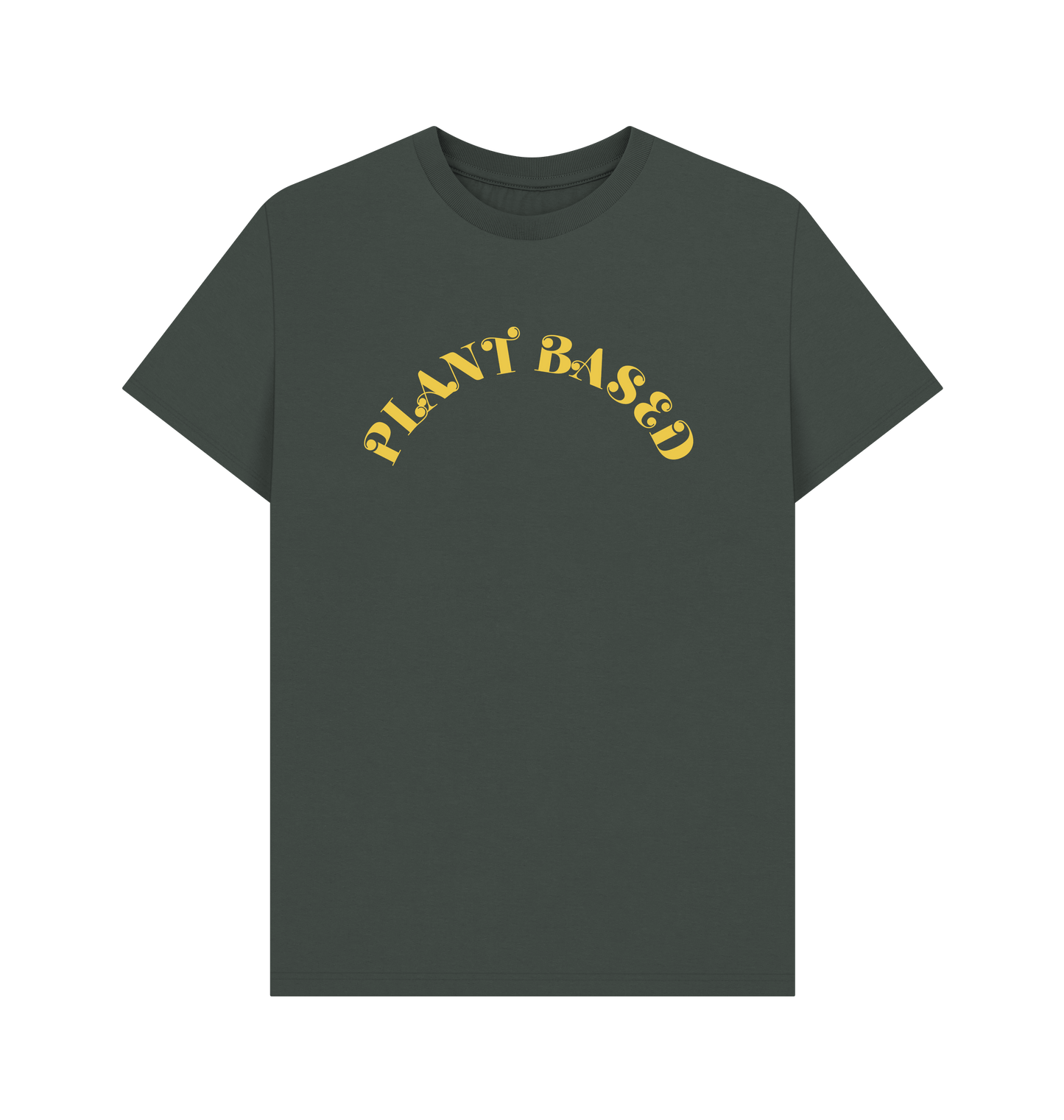 Dark Grey Printed T-shirt Front