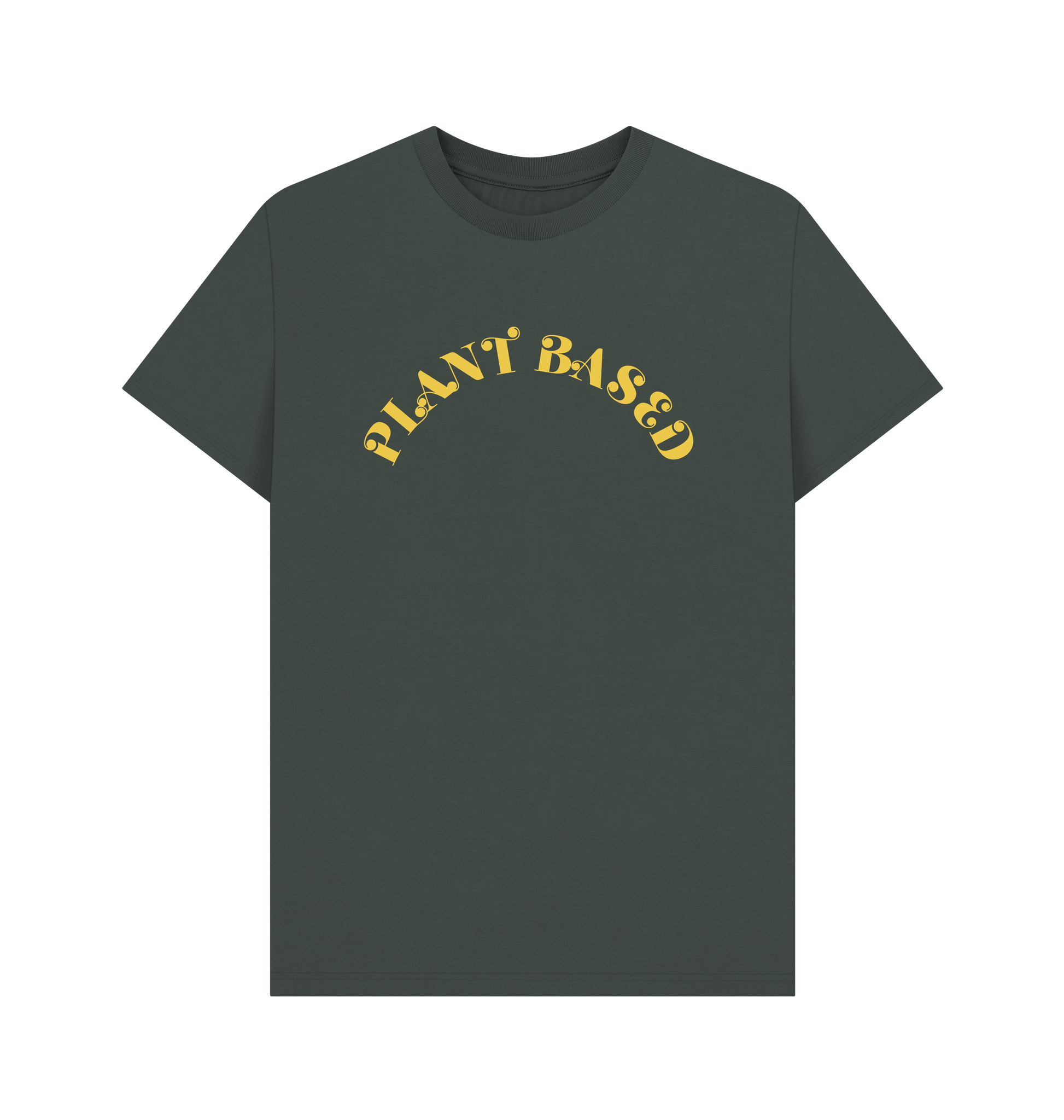 Dark Grey Printed T-shirt Front