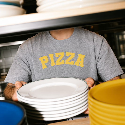 Pizza varsity t-shirt