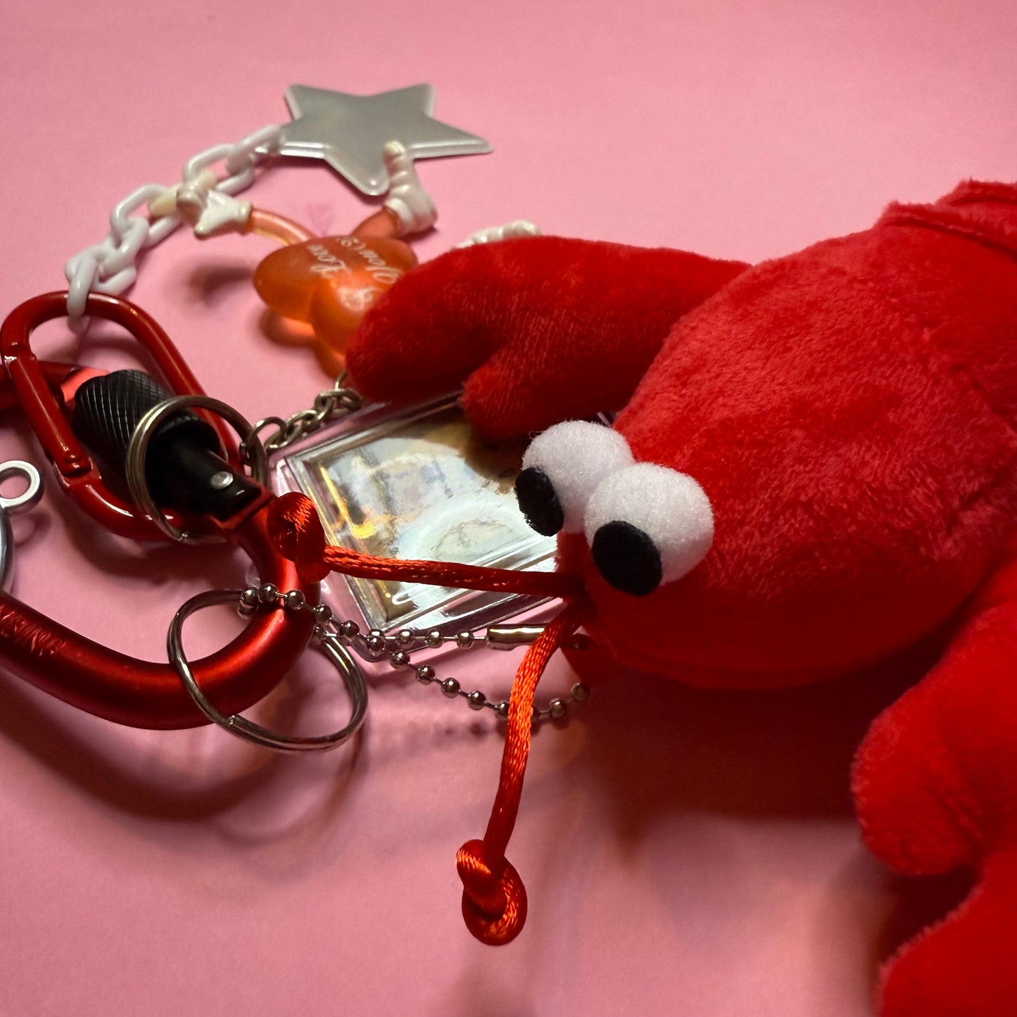 Bag charm and keyring lobster