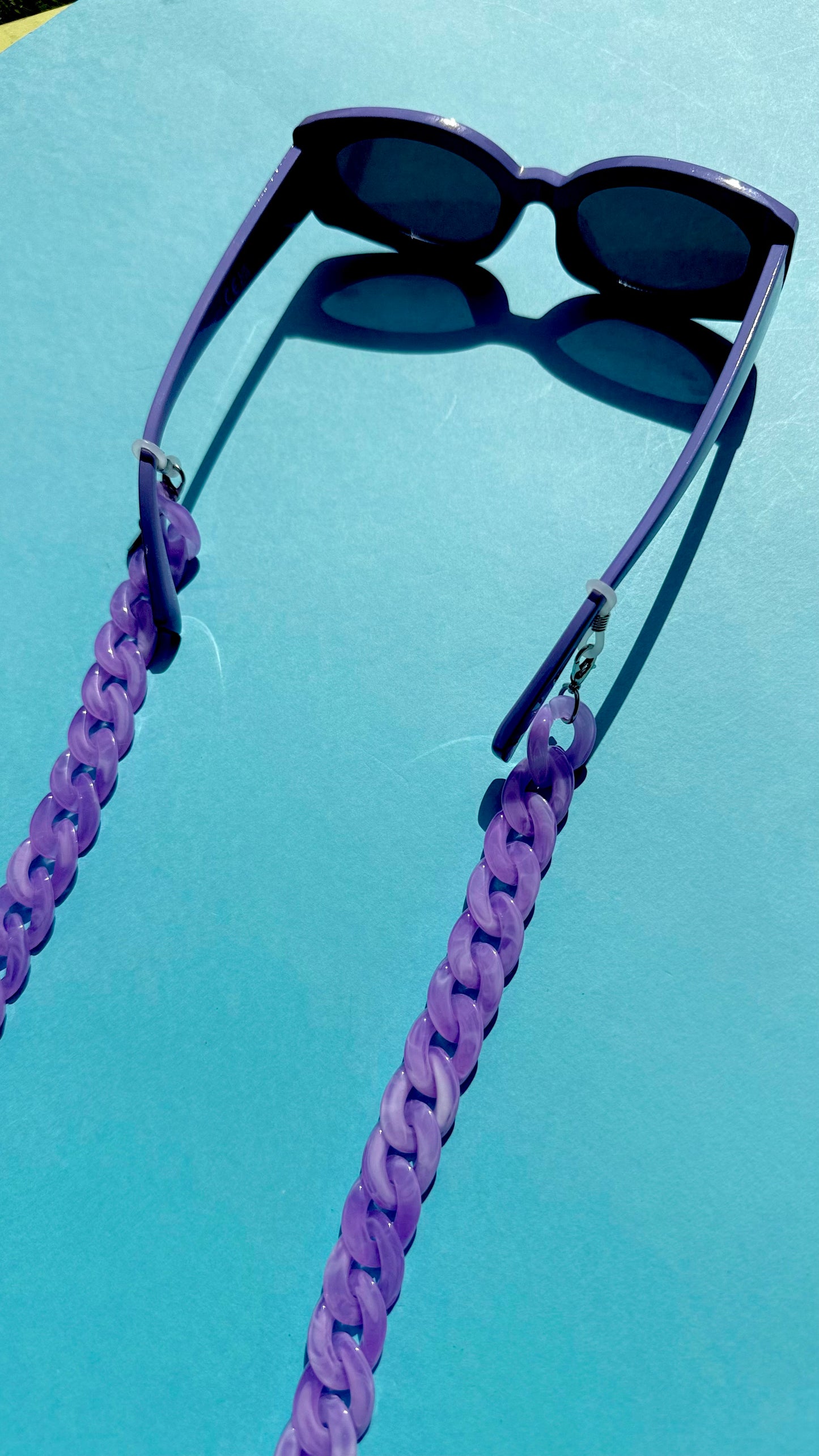 Glasses chain chunky mauve