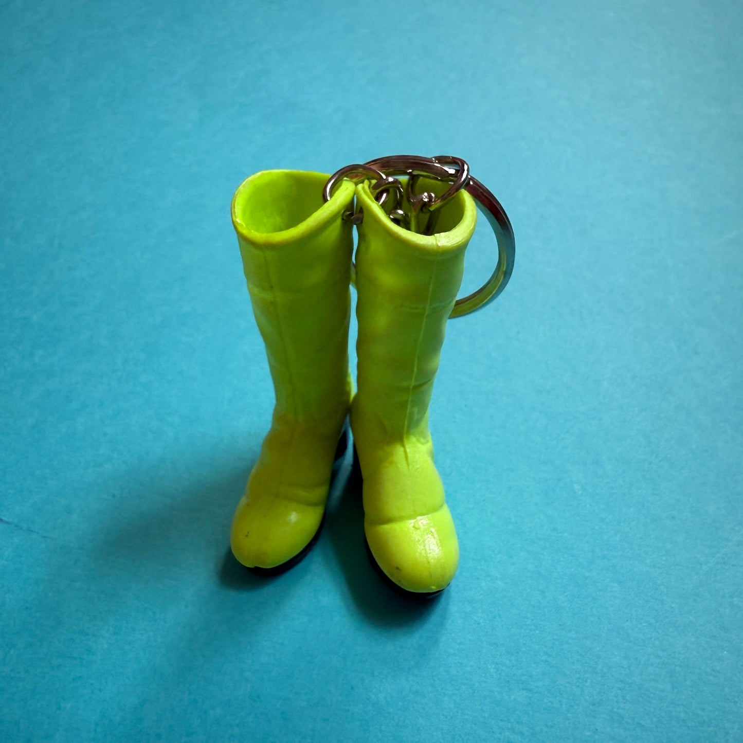 Neon 80s vintage high boots charm