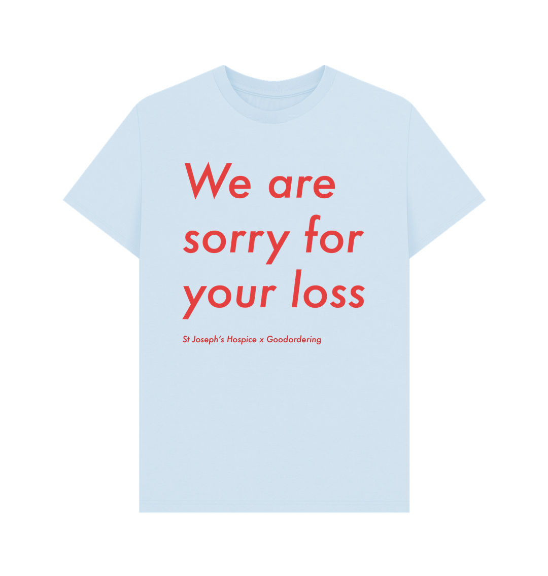 Sky Blue St Joseph's Hospice Collaboration T-shirt Loss