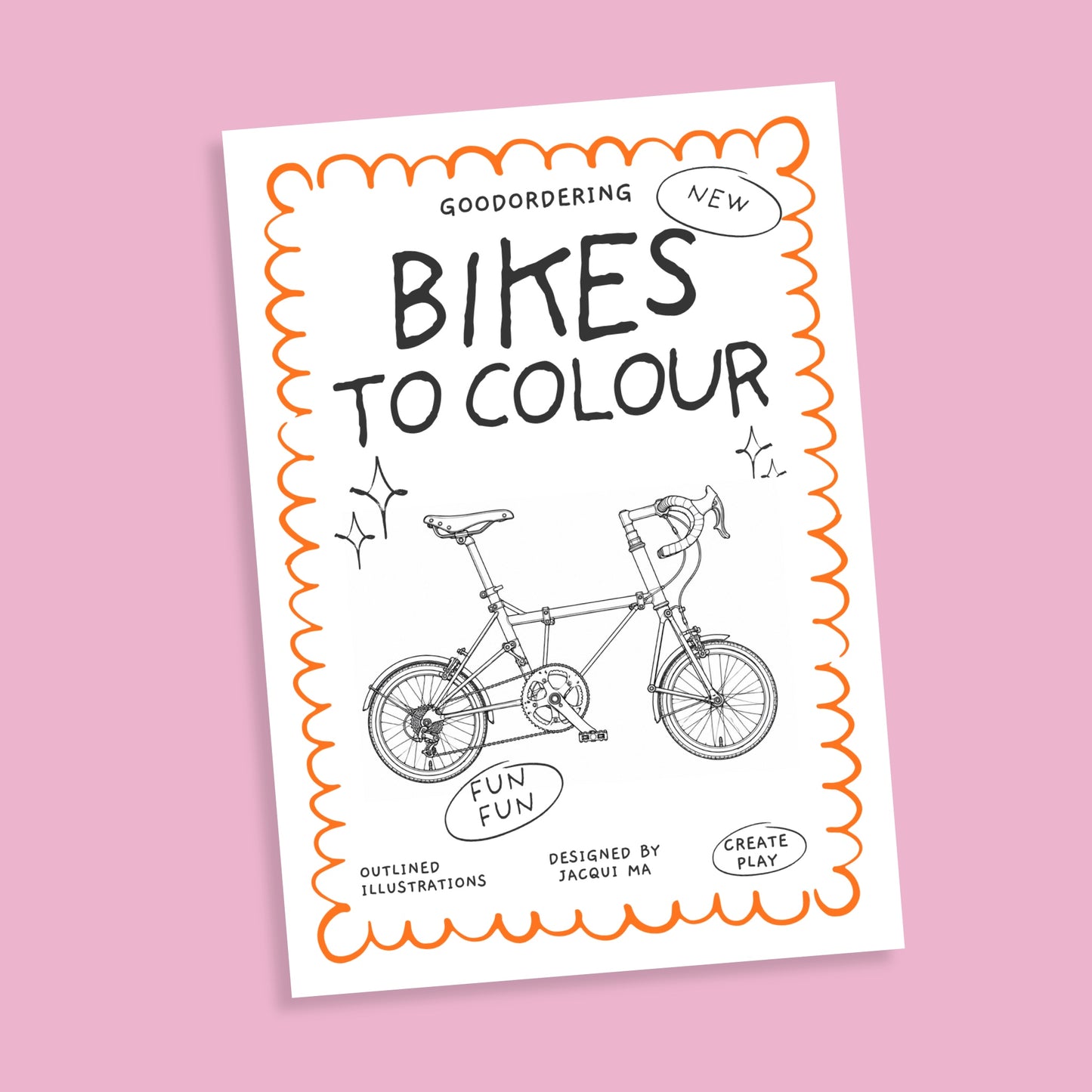 Bikes of the World Colouring Book by Jacqui Ma Downloadable
