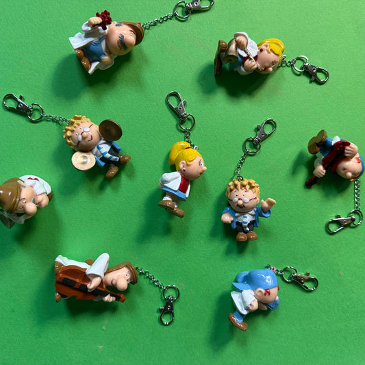 Vintage tetley key folk keyrings