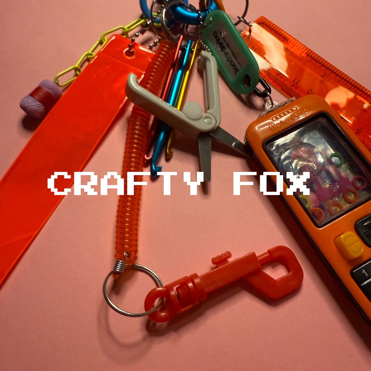 Bag charm and keyring crafty fox