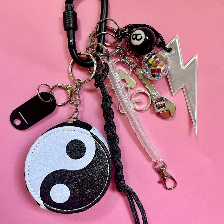 Bag charm black - Goodordering