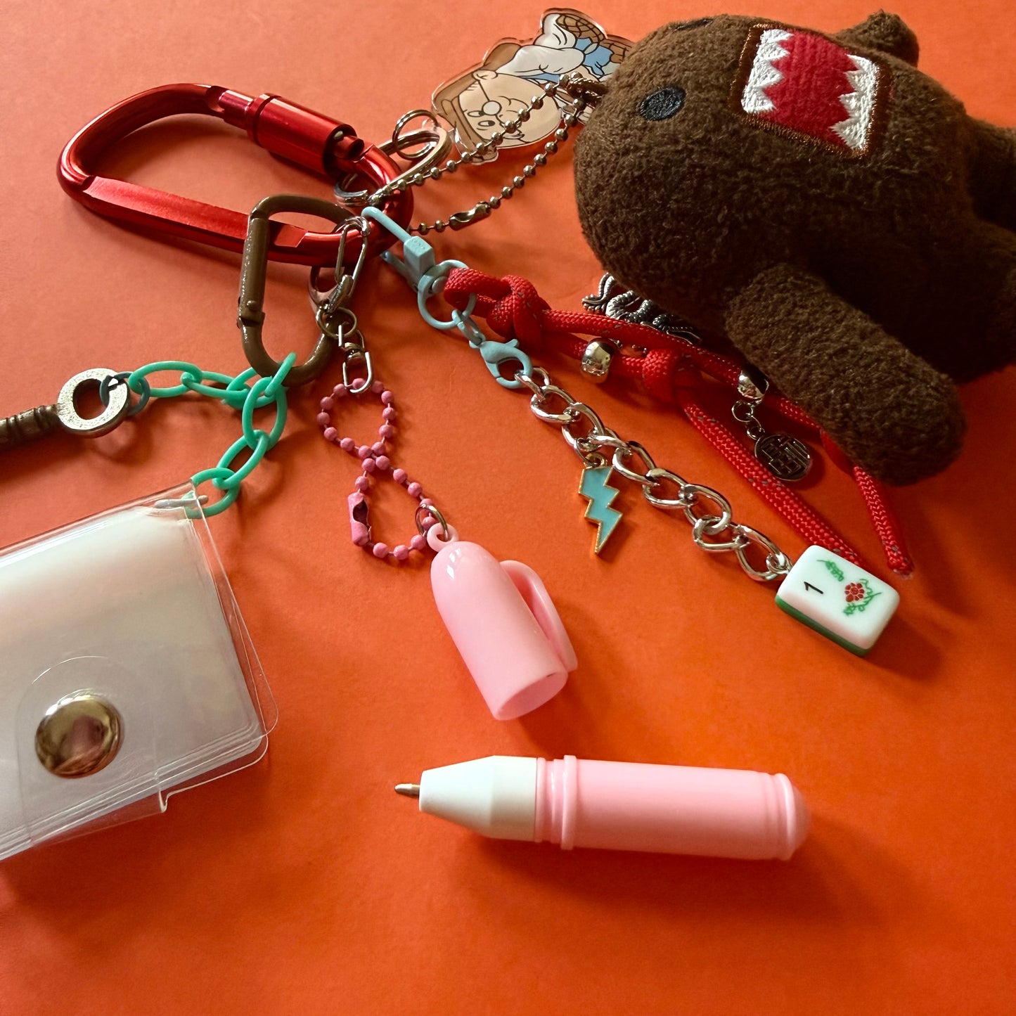 Bag charm and keyring brown critter
