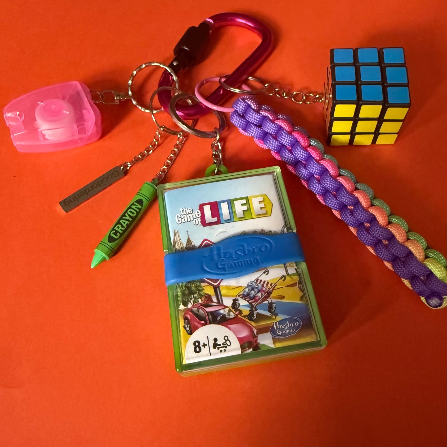 Bag charm and keyring Game of Life