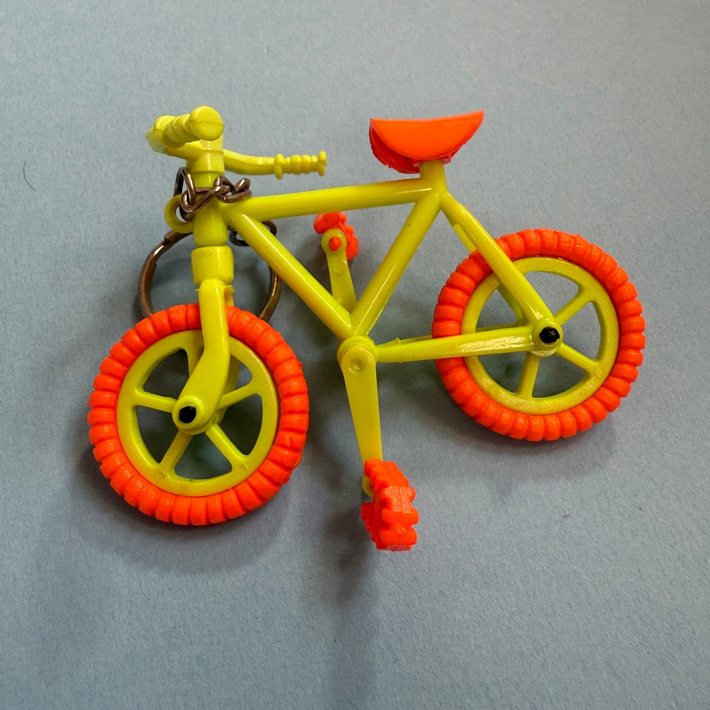 Neon 80s mini bicycle charm