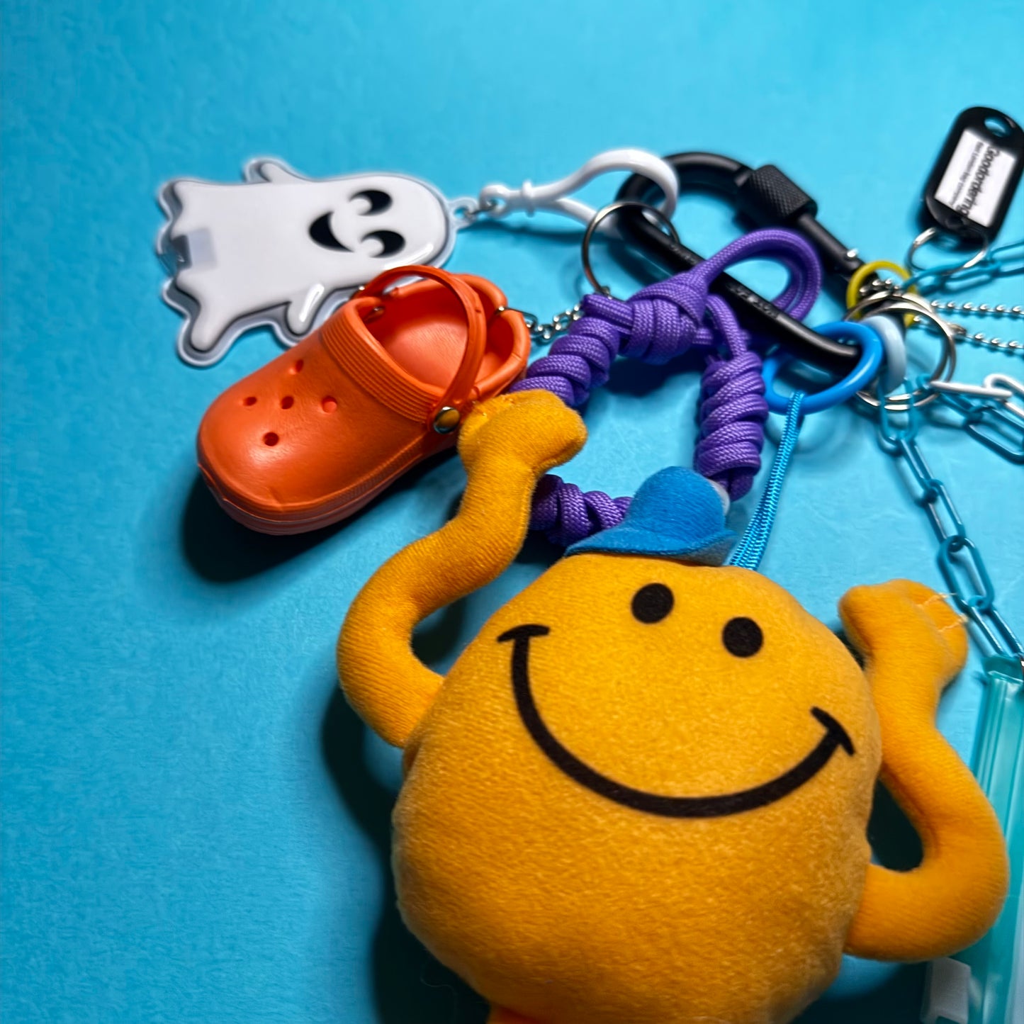 Bag charm and keyring mr tickle orange