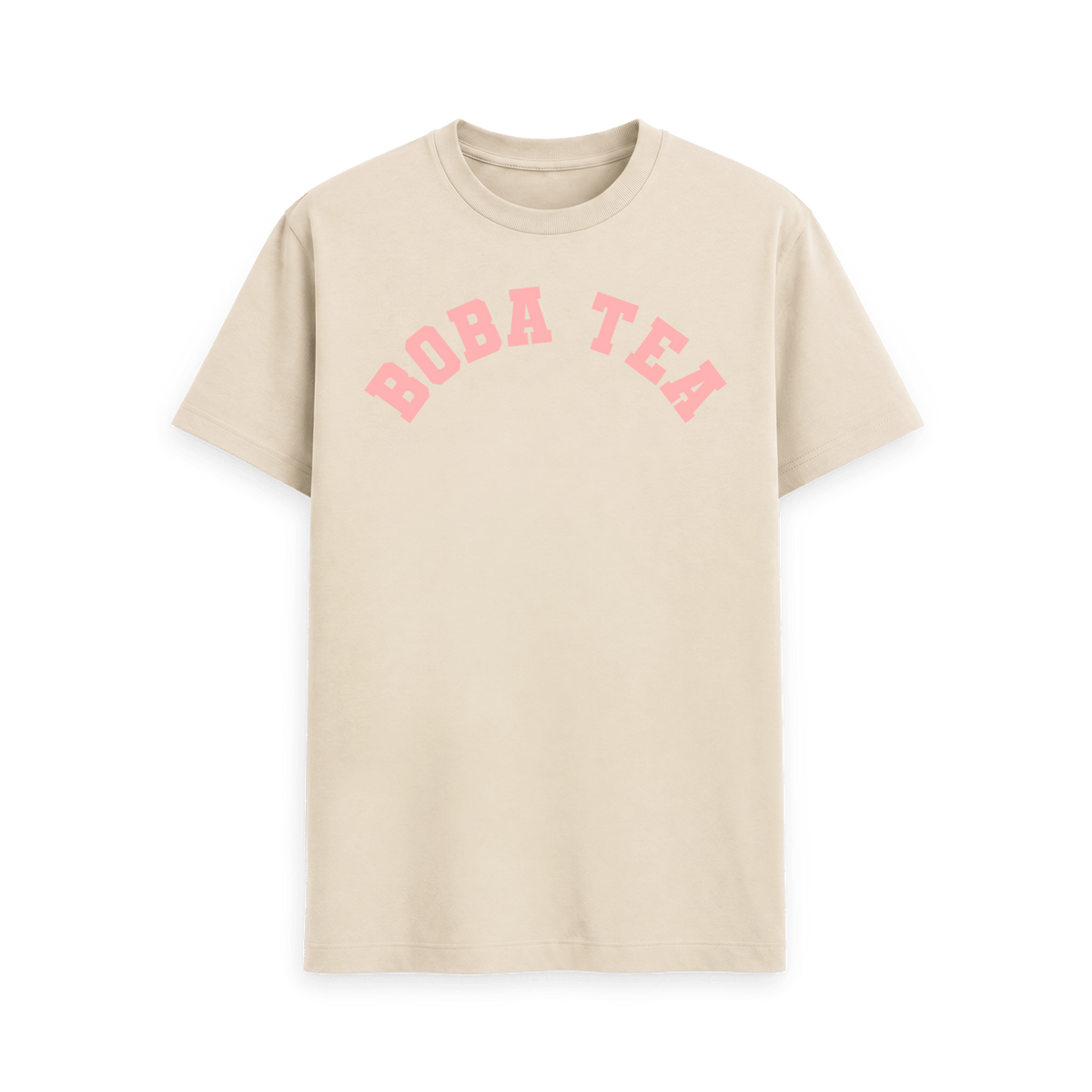 Oat Printed T-shirt Front Boba tea T-shirt for bubble tea and milk tea lovers