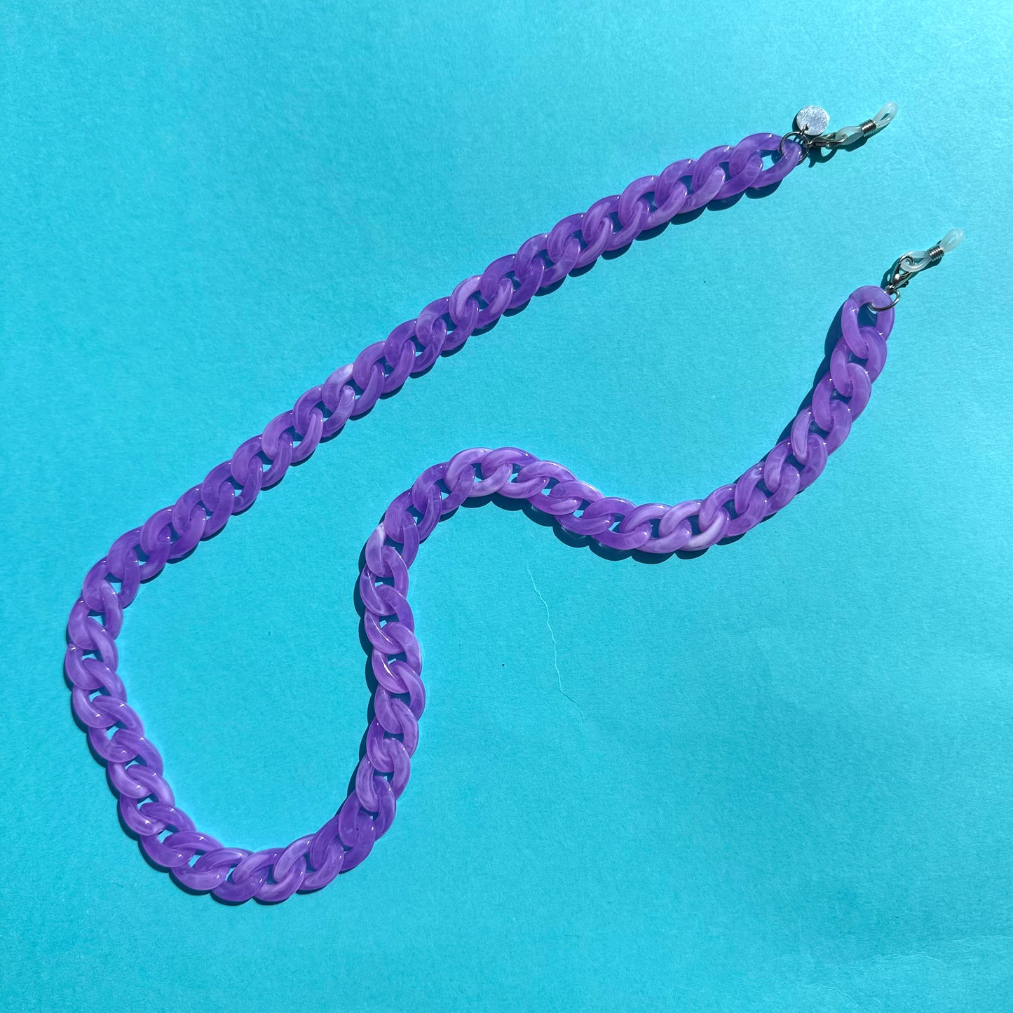 Glasses chain chunky mauve
