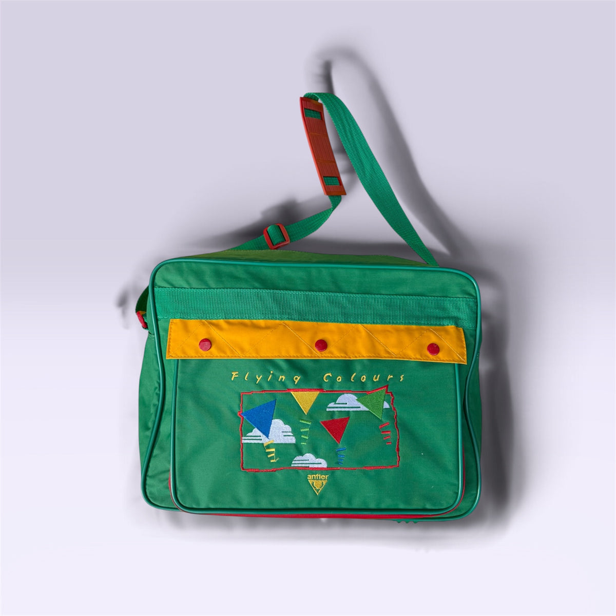 Upcycled Vintage 80s messenger Bag Pannier