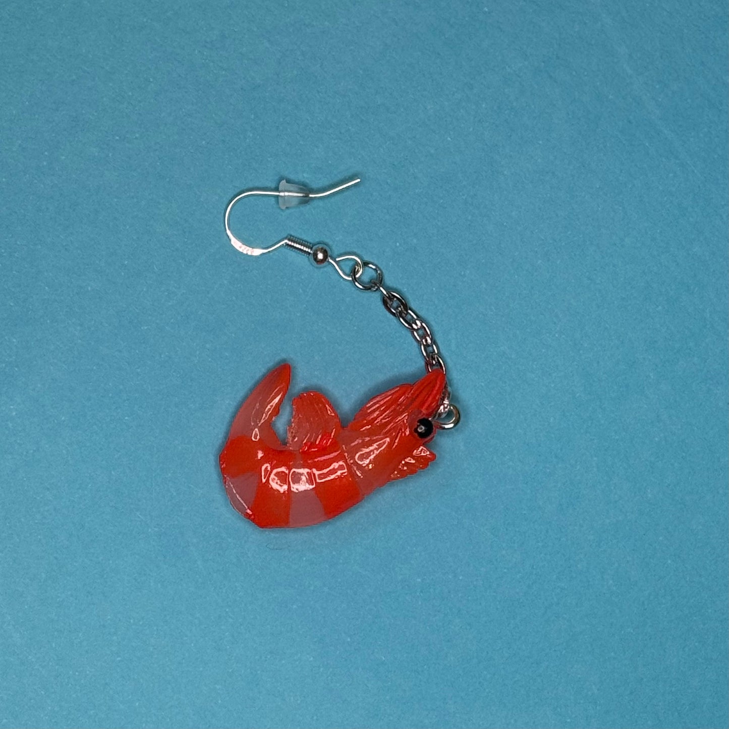 Prawn drop earring