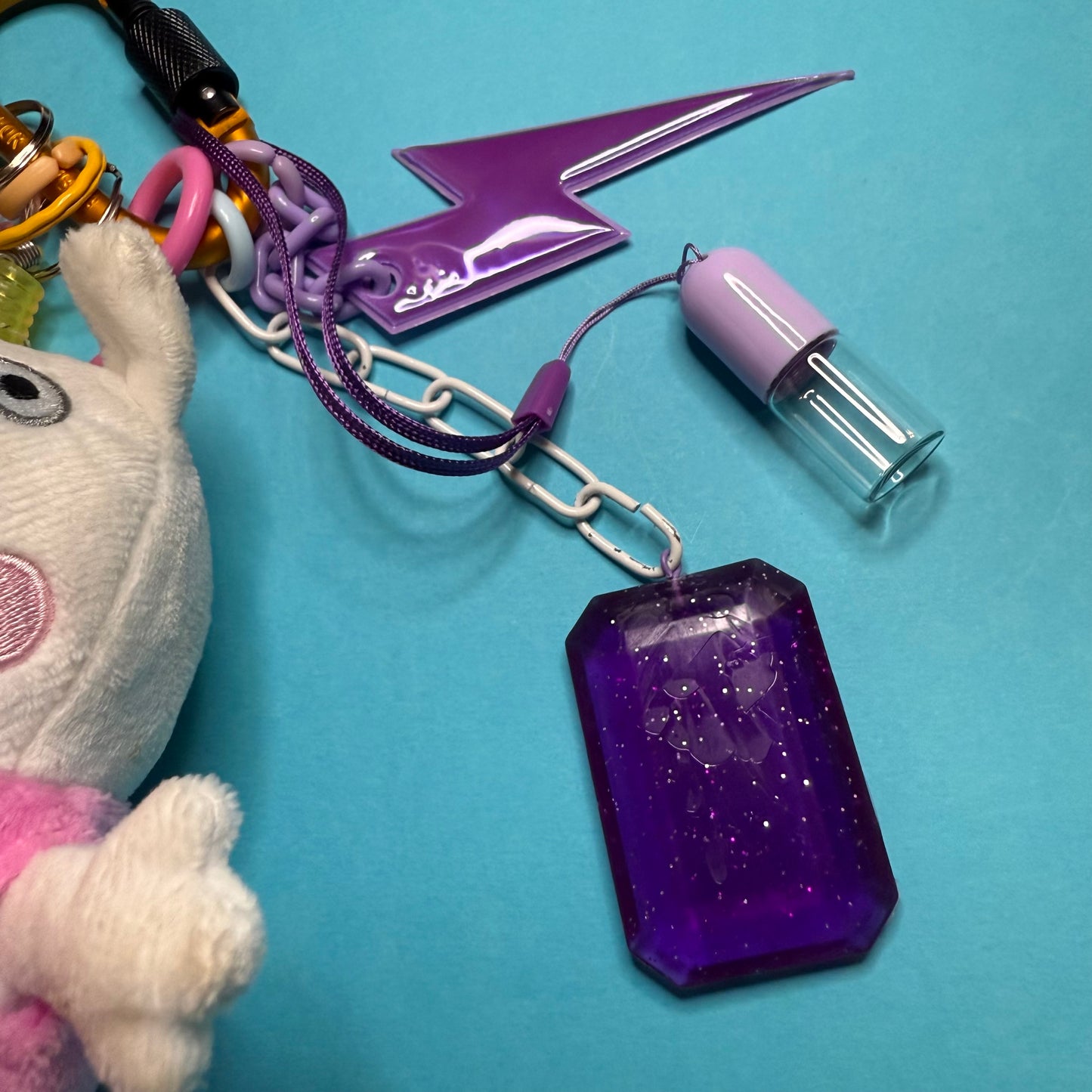 Bag charm and keyring peppa pig