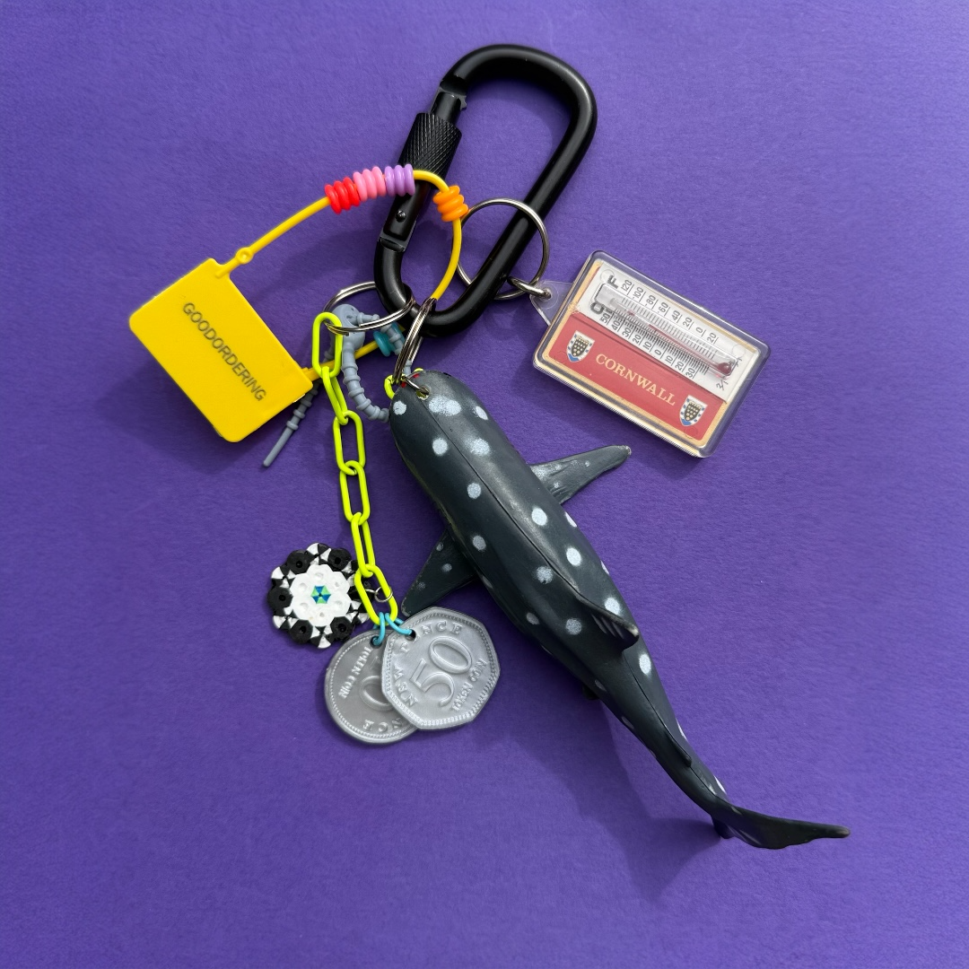 Bag charm and keyring shark