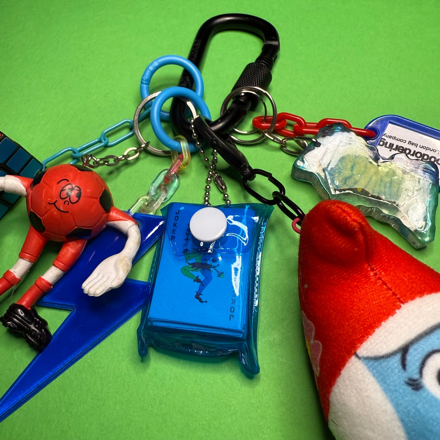 Bag charm and keyring smurfette