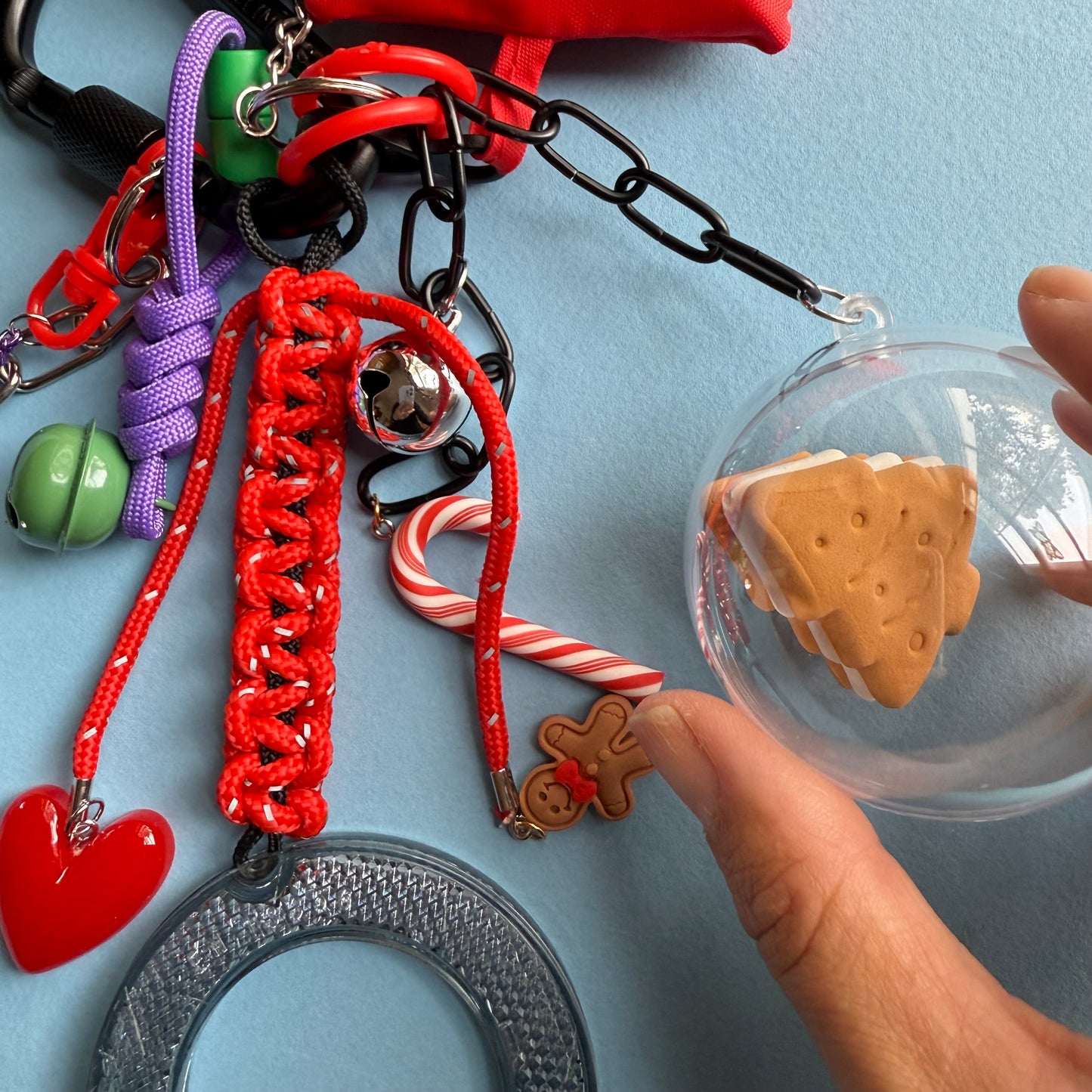 Bag charm and keyring christmas