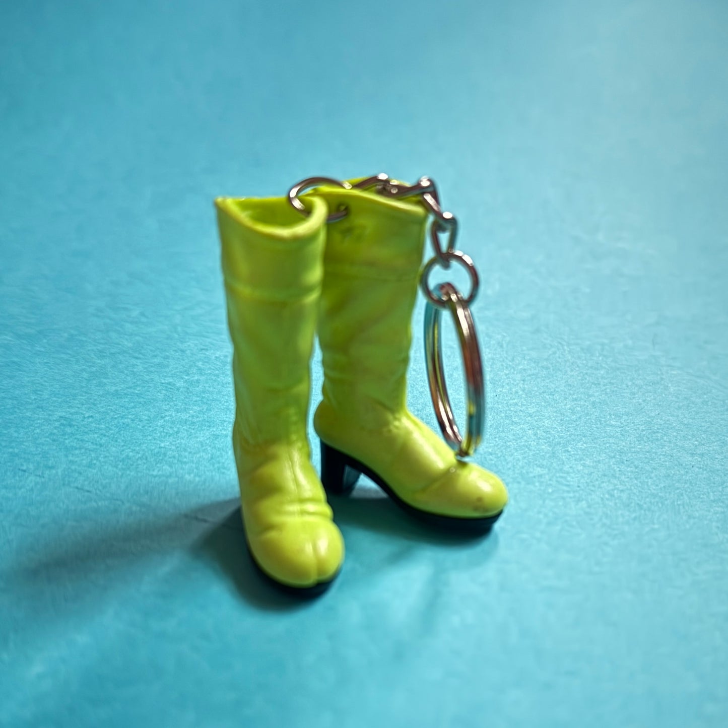 Neon 80s vintage high boots charm