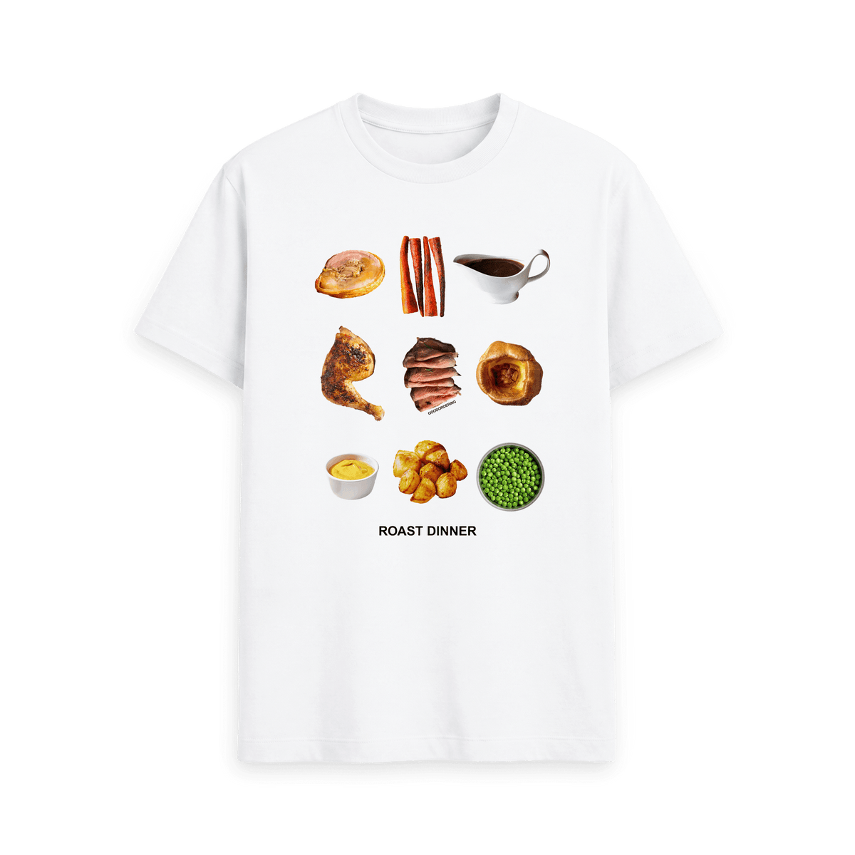 Deconstructed roast dinner t-shirt