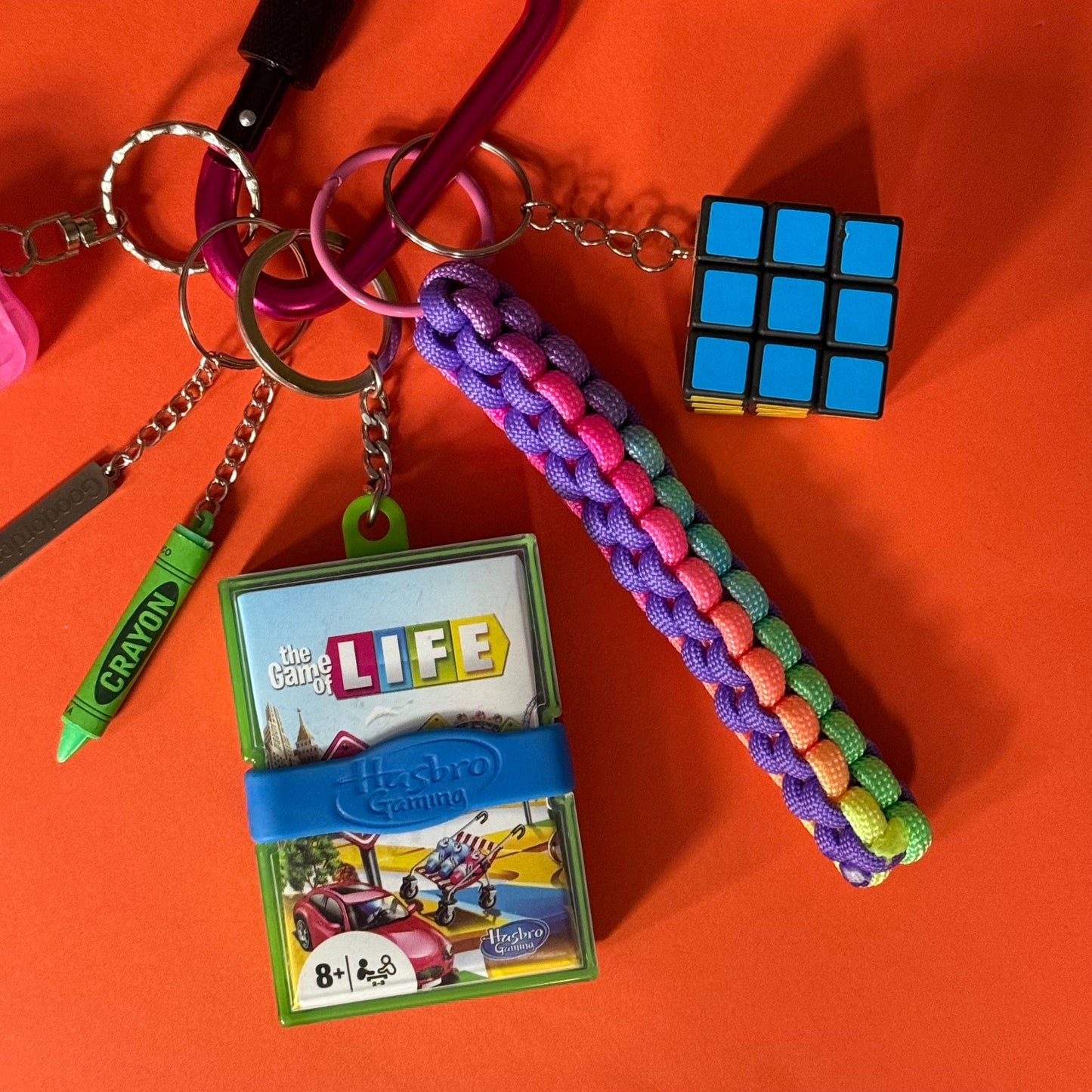 Bag charm and keyring Game of Life