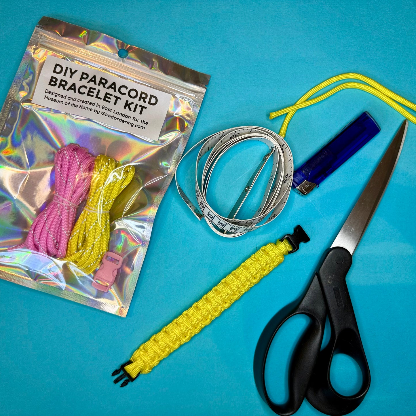 DIY paracord bracelet with easy instructions