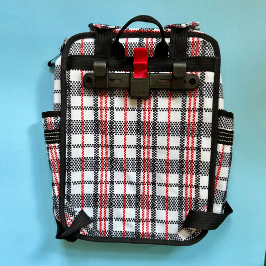 Klik Fix Tartan Classic laptop Backpack pannier