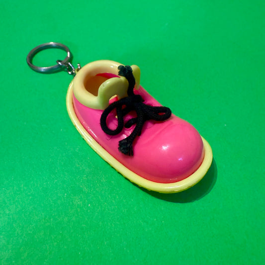 Retro vintage 80s clown shoe keyring