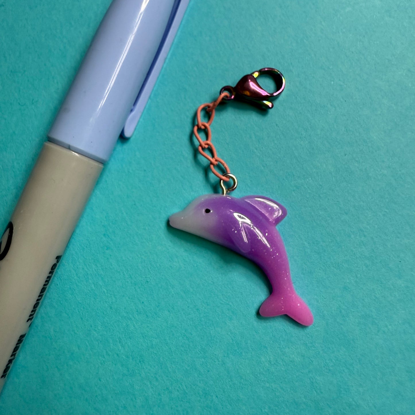 Dolphin mini charm