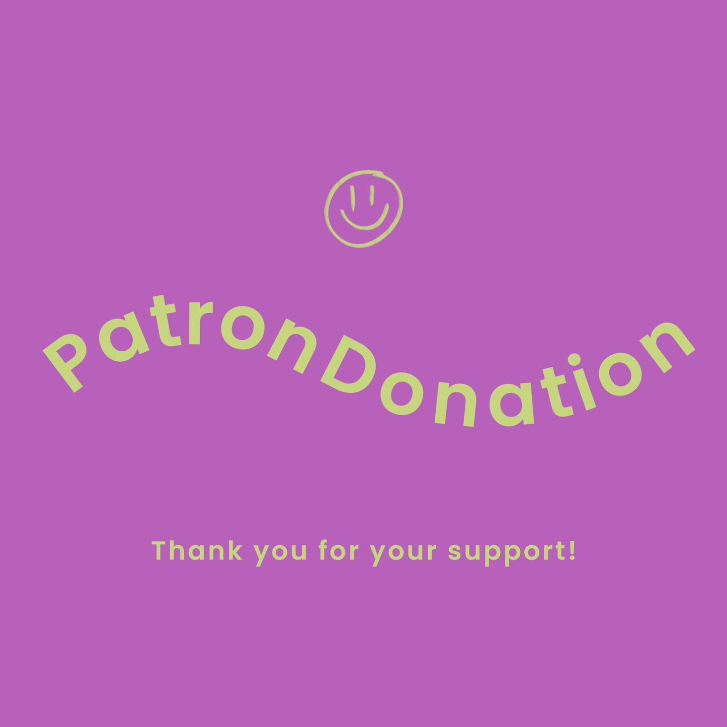 Patron donation