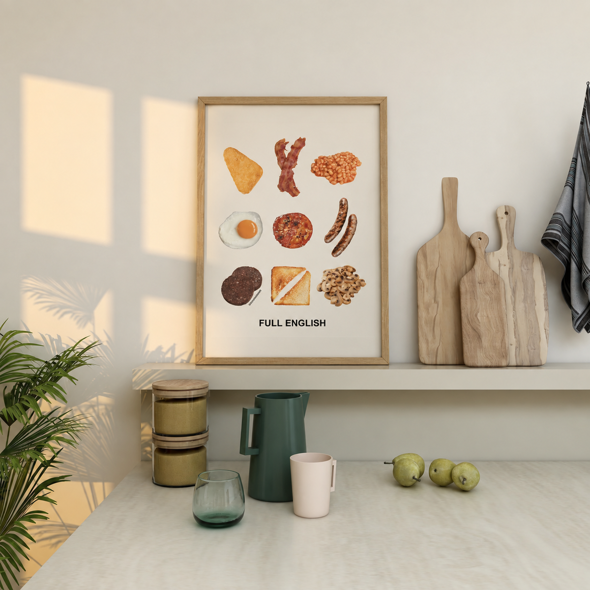 Full English A3 Art Print
