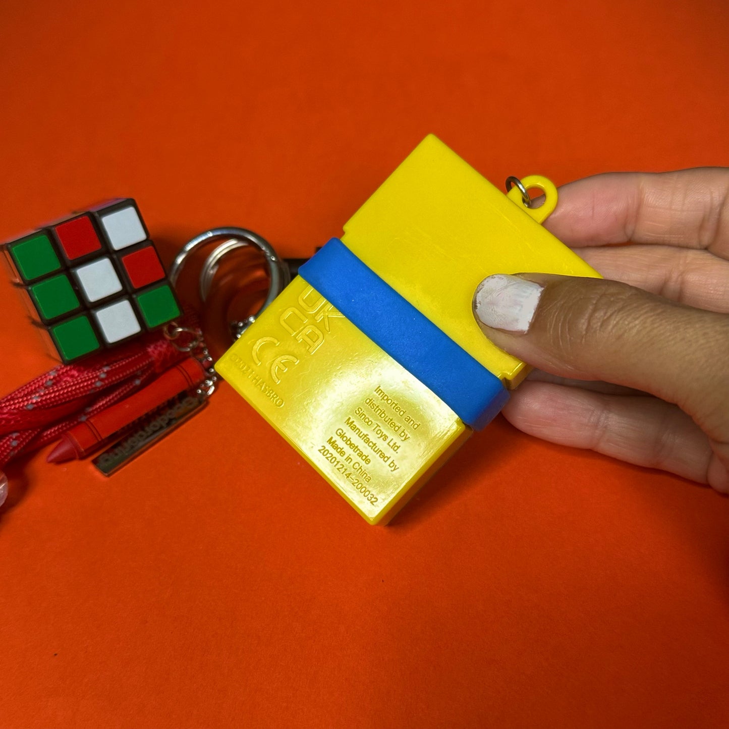 Bag charm and keyring Trivial Pursuit
