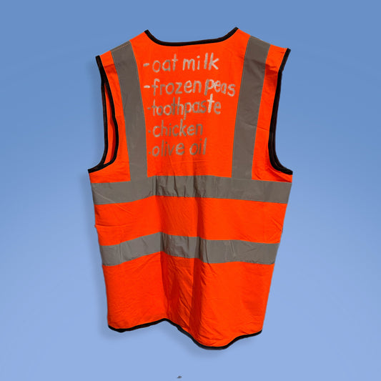 High vis vest Shopping list