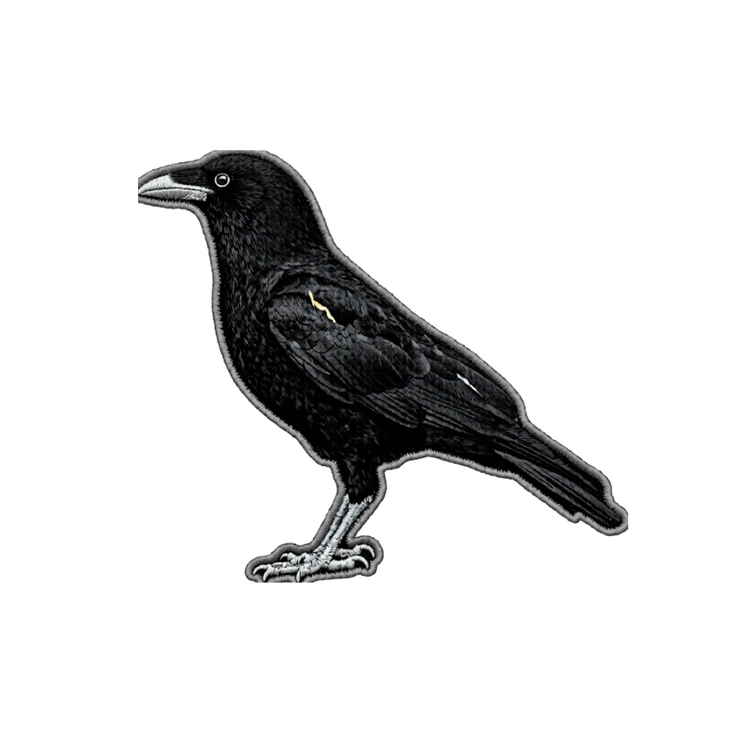 Crow iron-on Patch
