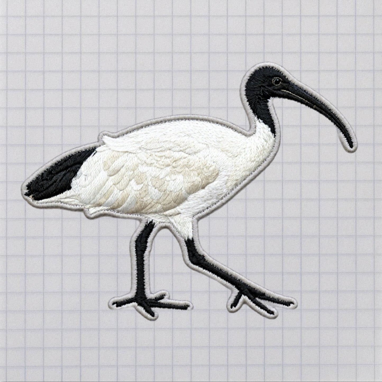 Ibis “bin chicken” iron-on Patch