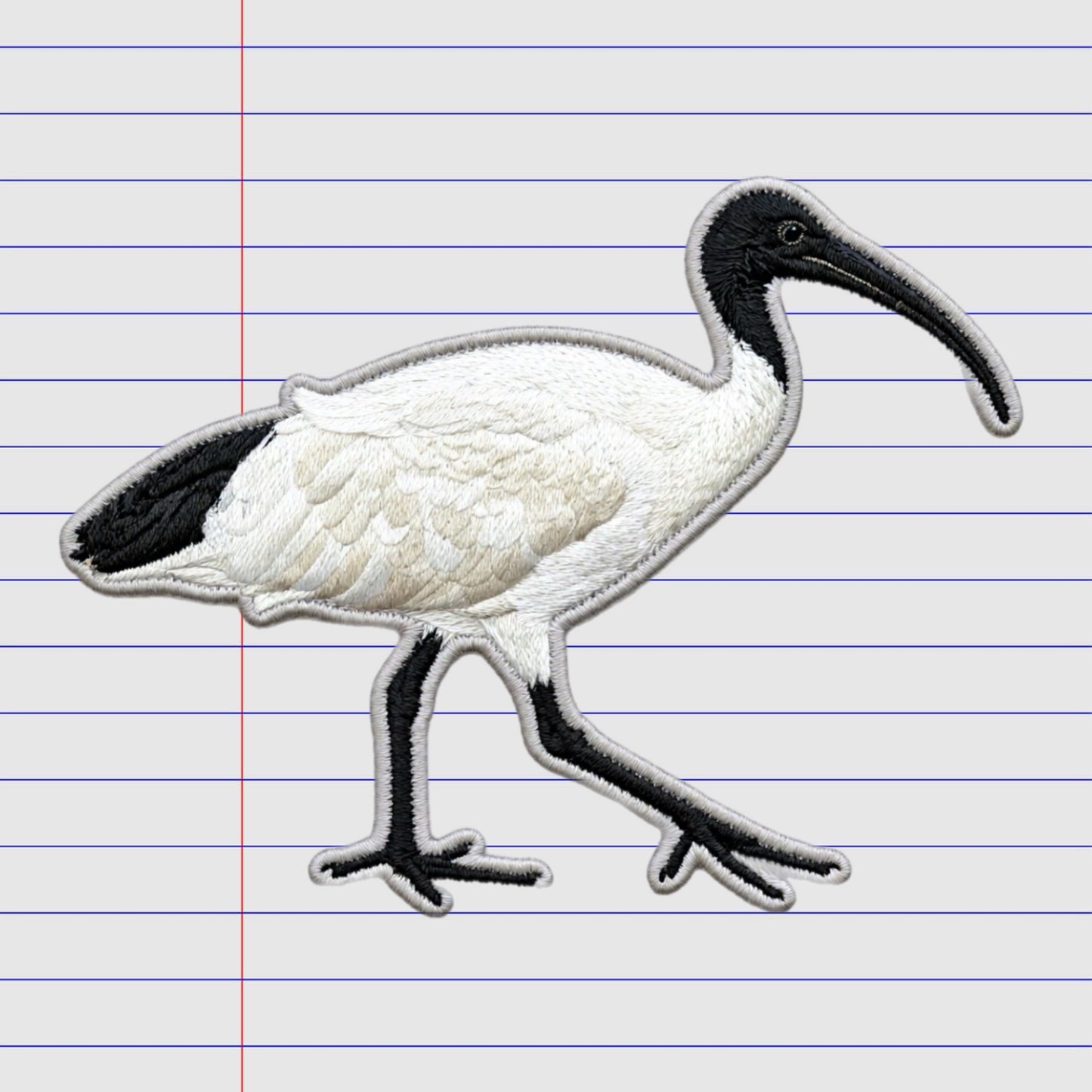 Ibis “bin chicken” iron-on Patch