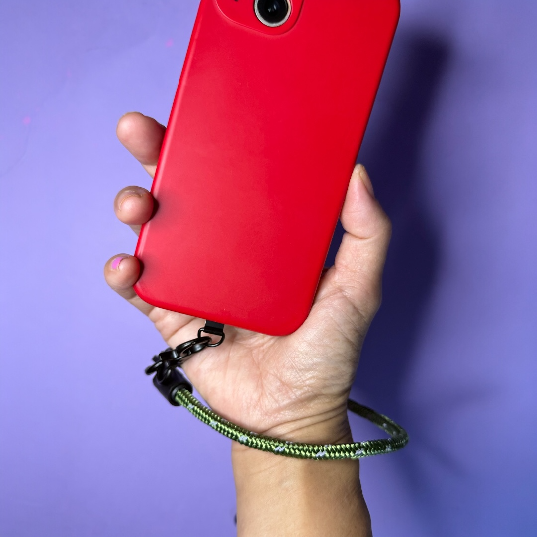 Paracord neck strap / wrist strap convertible lanyard army green