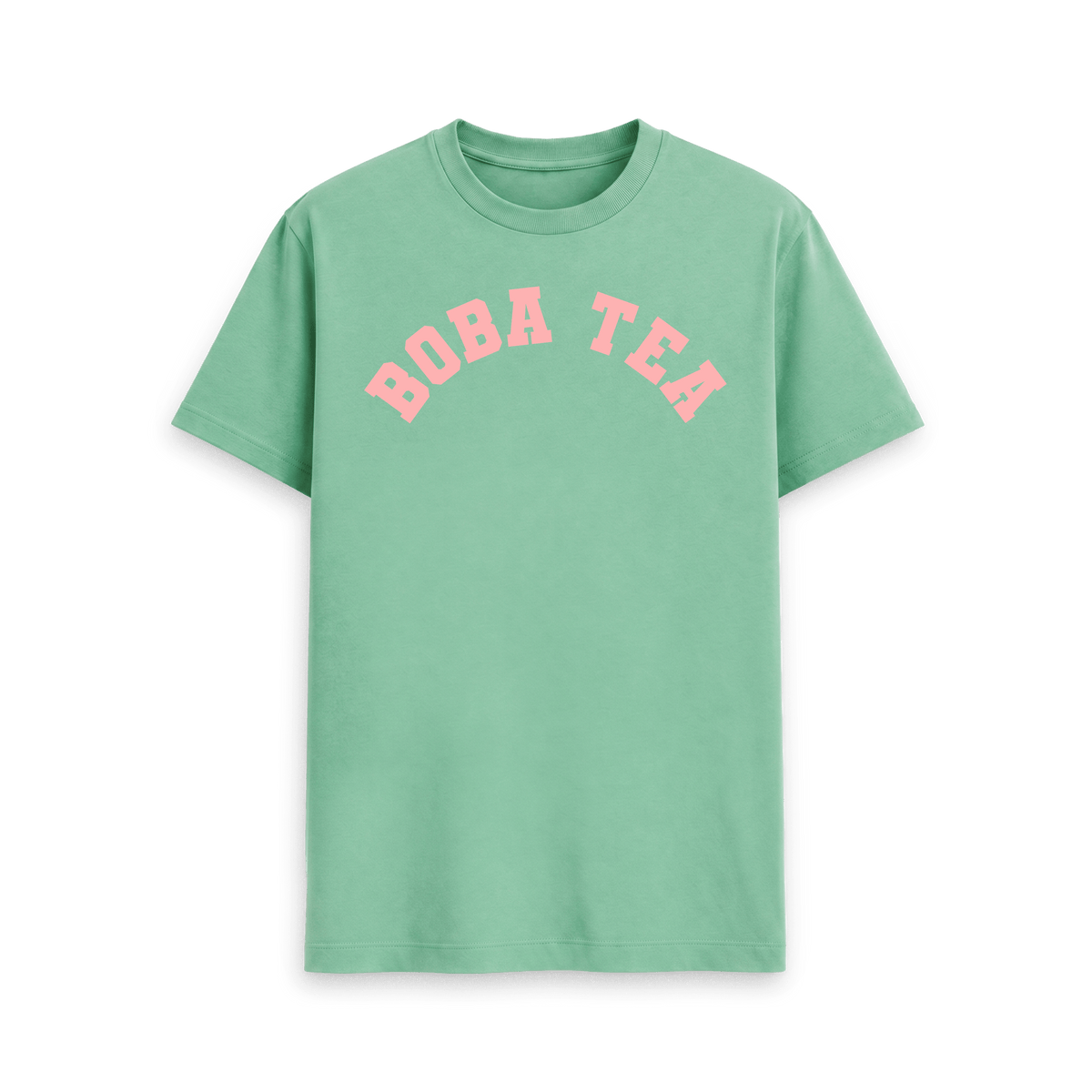Peppermint Printed T-shirt Front Unisex organic cotton bubble tea graphic tee