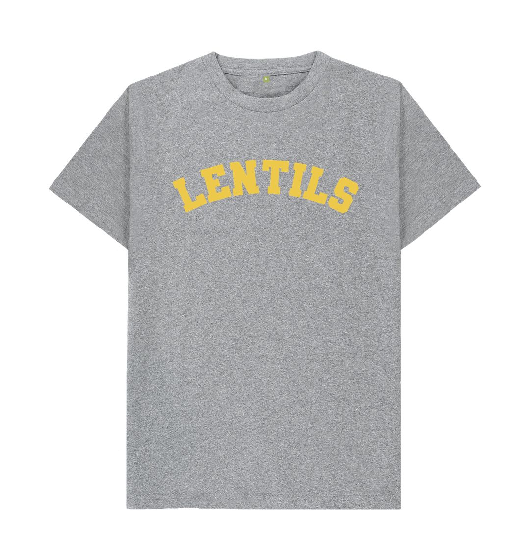 Athletic Grey Lentils Varsity T-shirt