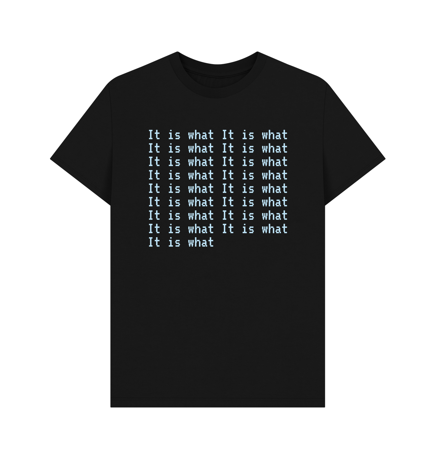 Black Printed T-shirt Front