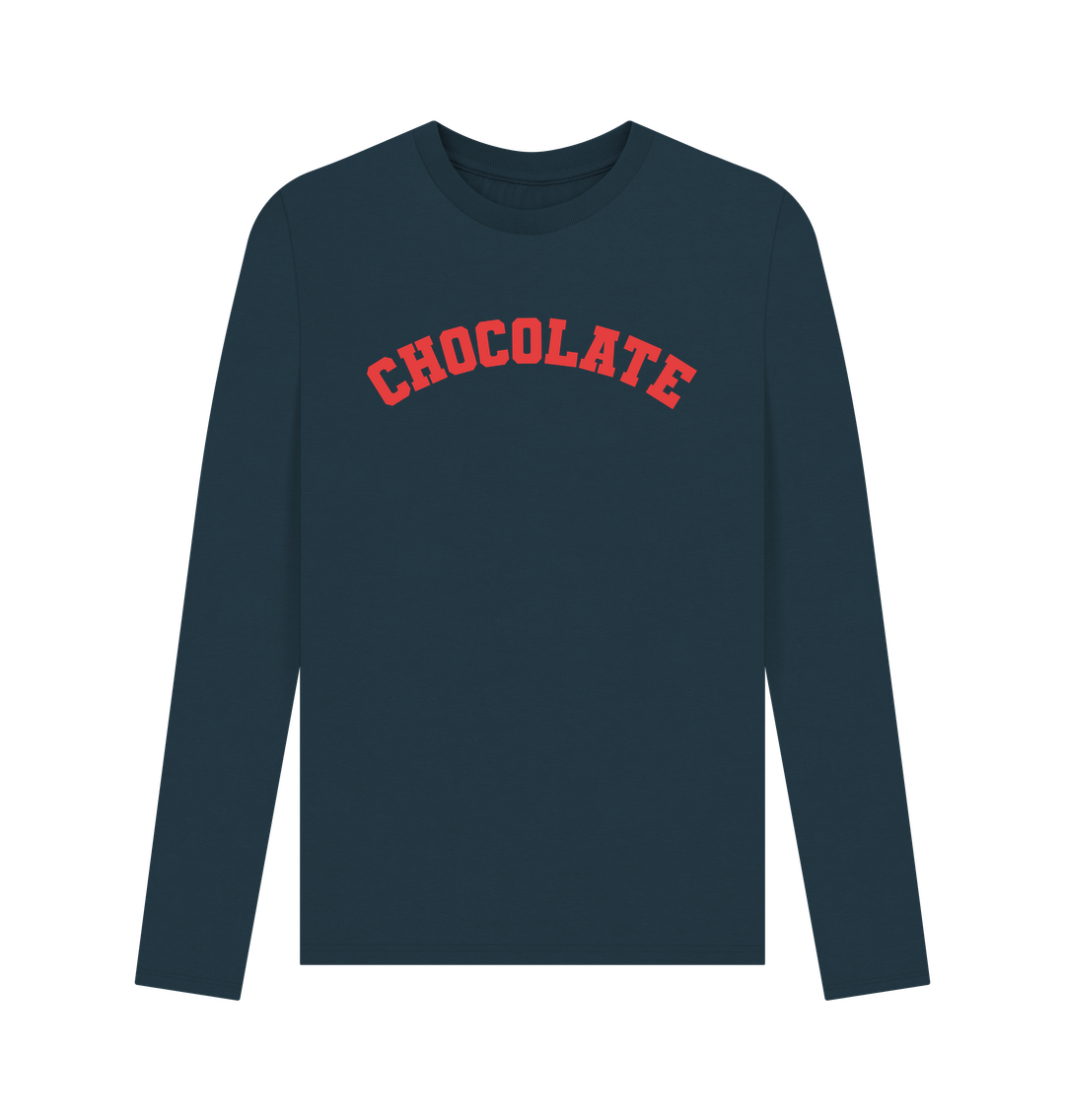 Denim Blue Chocolate long sleeve t-shirt