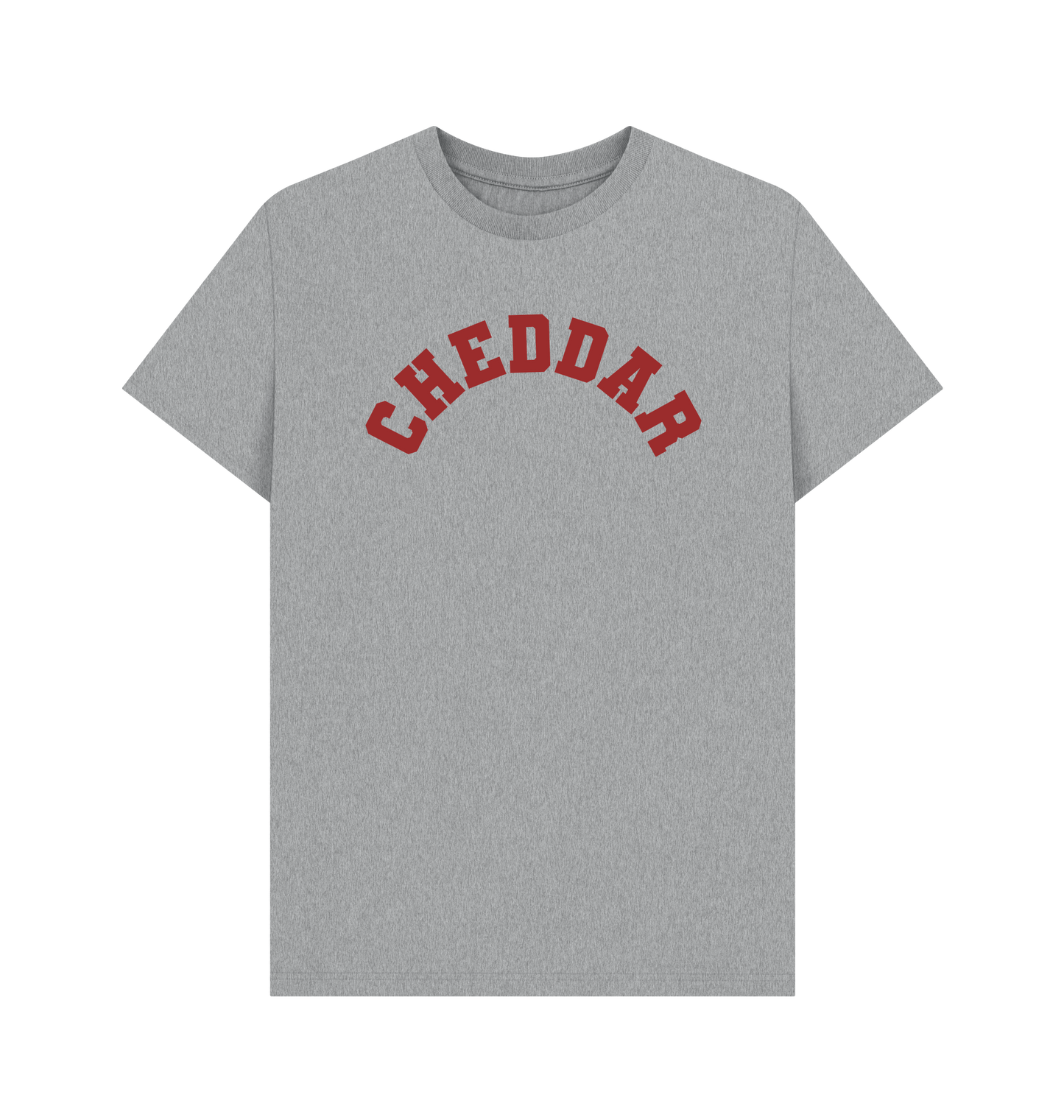 Athletic Grey Printed T-shirt Front