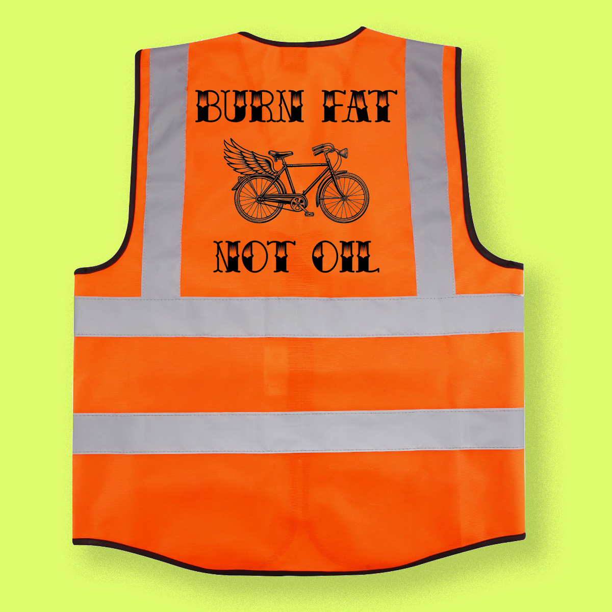 High vis vest BURN FAT