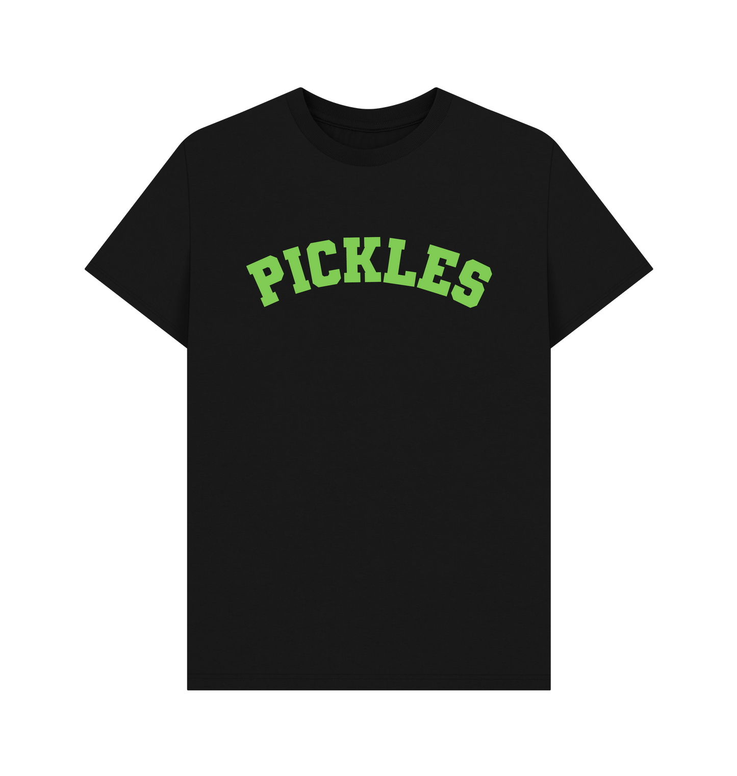 Black Printed T-shirt Front