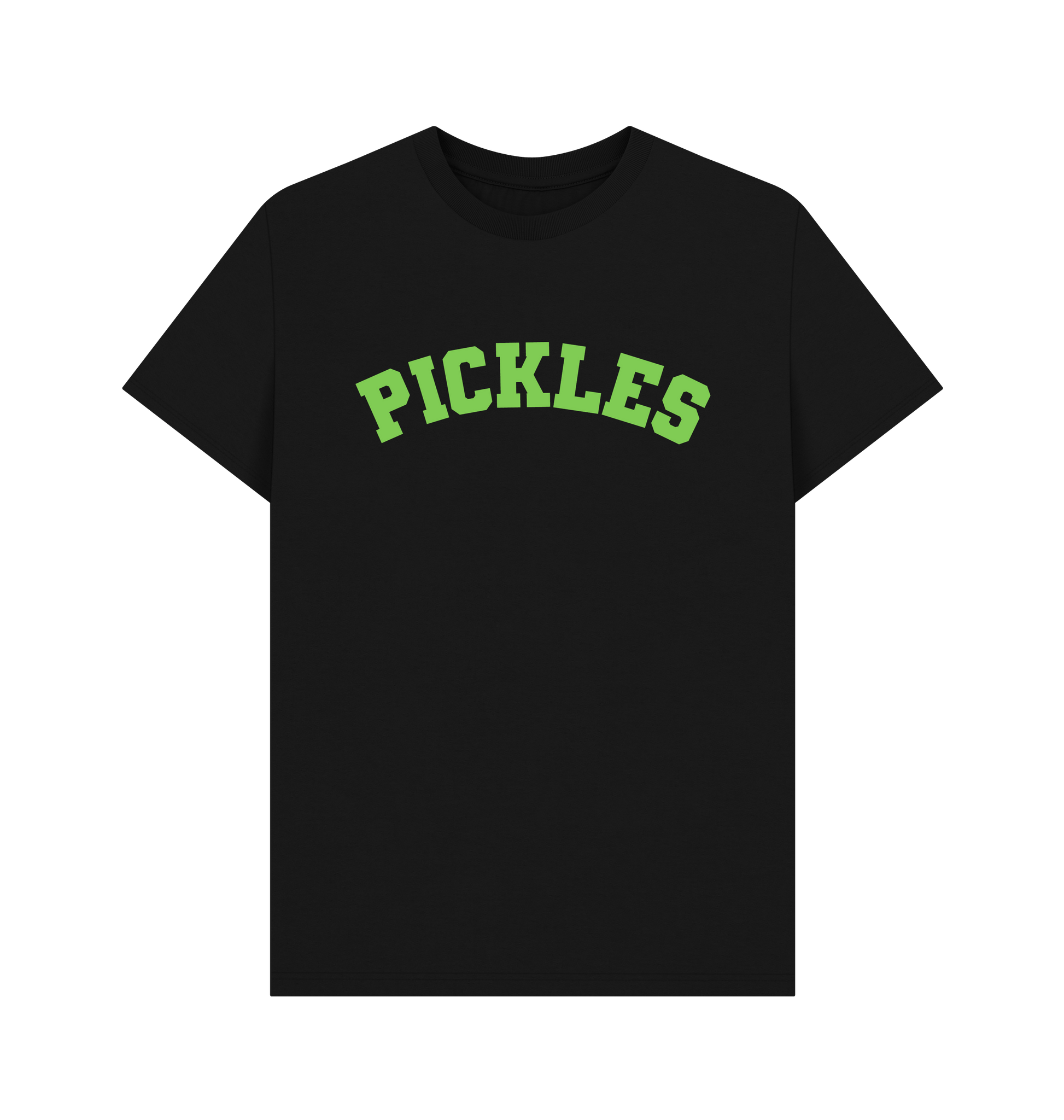 Black Printed T-shirt Front