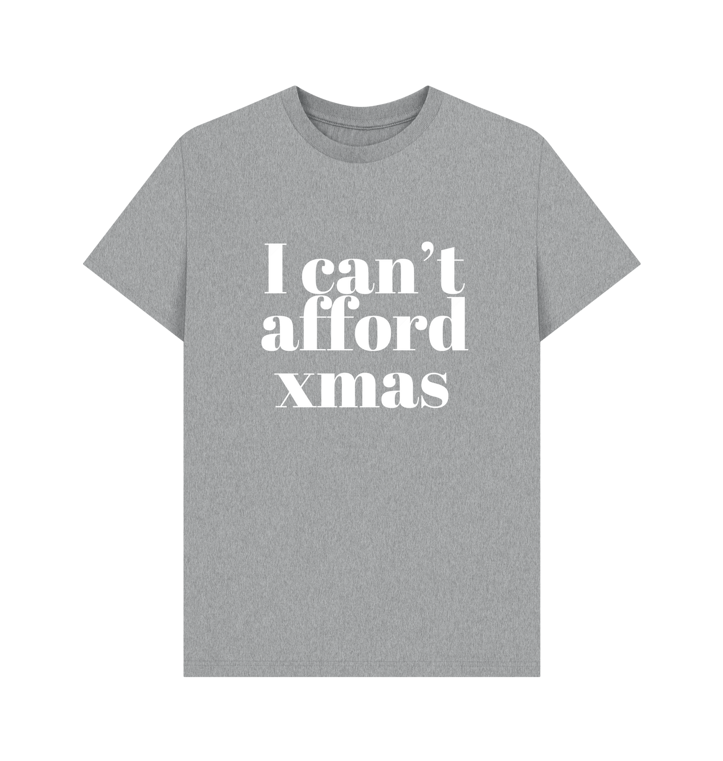 Athletic Grey Printed T-shirt Front