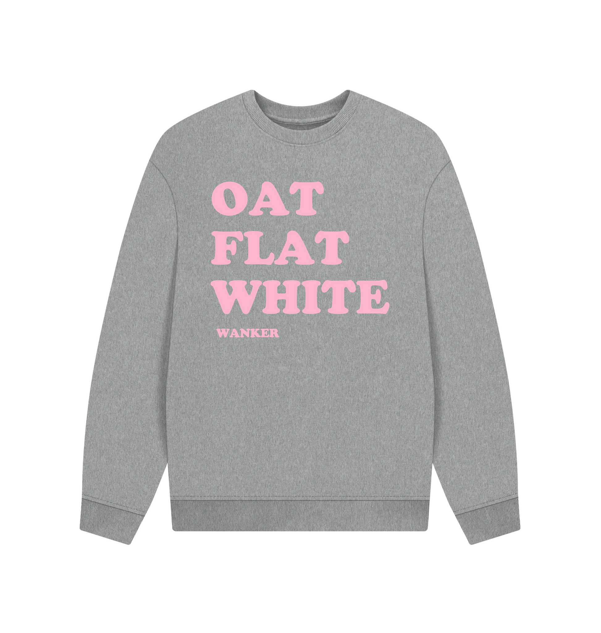 Athletic Grey Printed Sweater Front