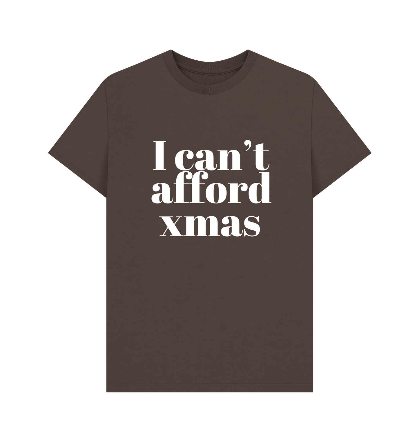 Chocolate Printed T-shirt Front