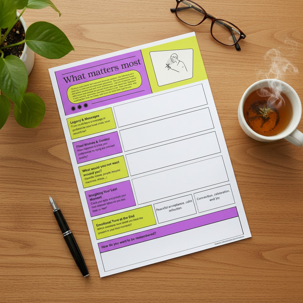 End of Life planner journey template